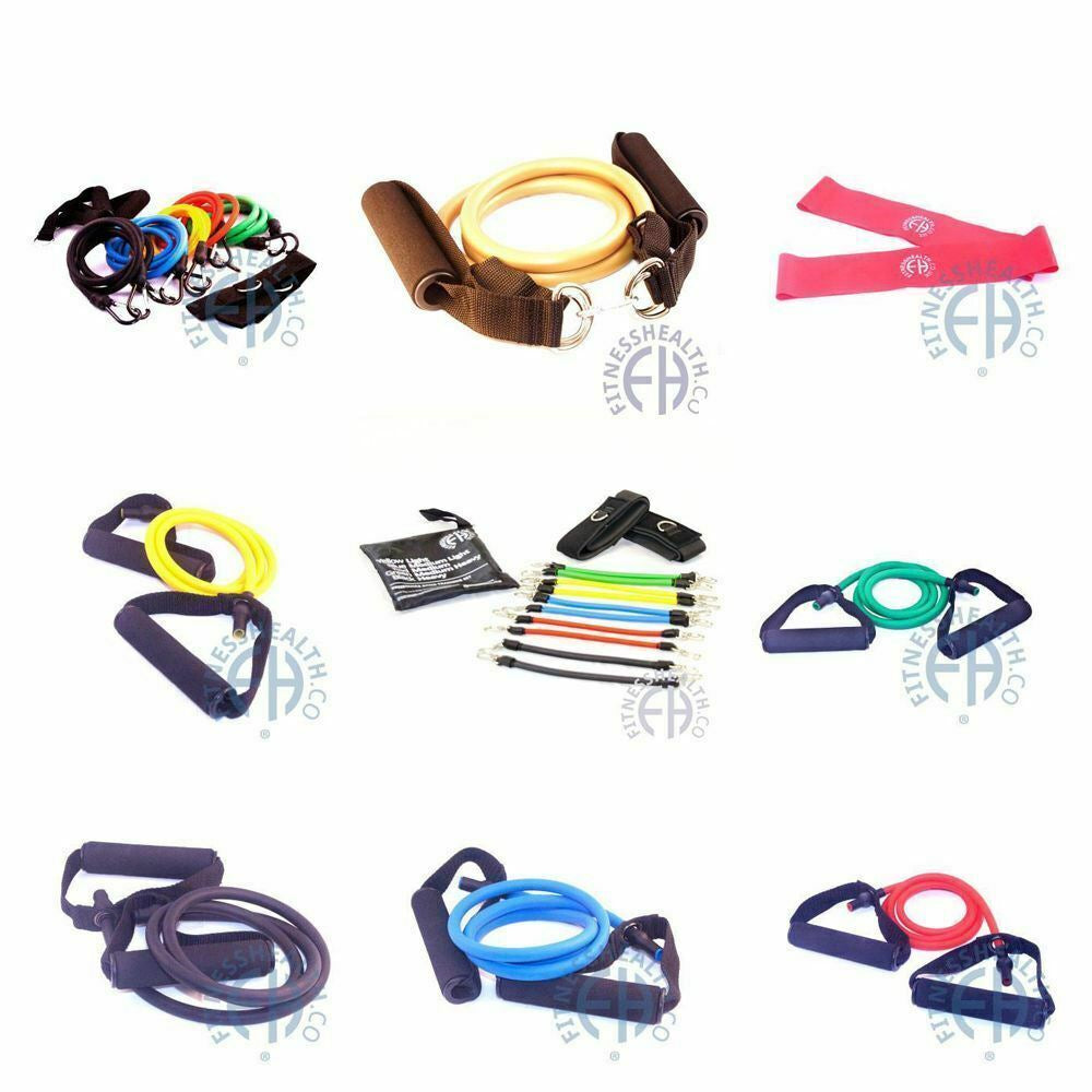 FH Pro Resistance Bands Exercise Strength Training Home Fitness Gym Equipment